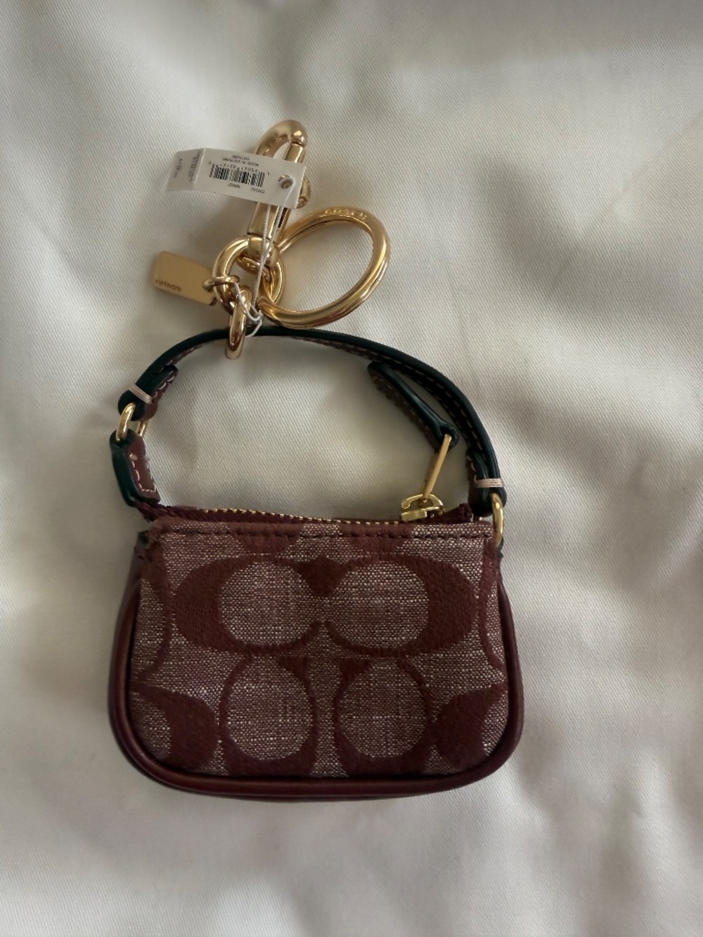 Coach Micro Keyring - Picture 2 of 2